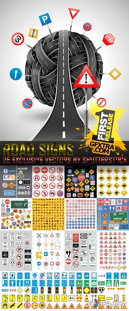 Amazing SS - Road Signs, 25xEPS