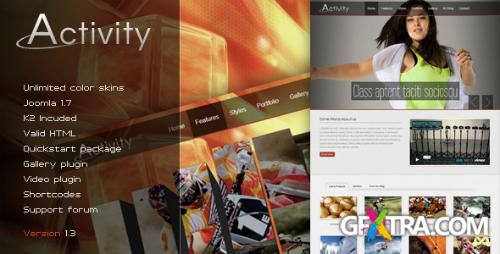 ThemeForest - Activity v1.2 - Premium Joomla Template