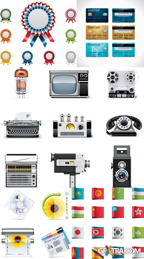 Icons & Objects for Vector Design #7