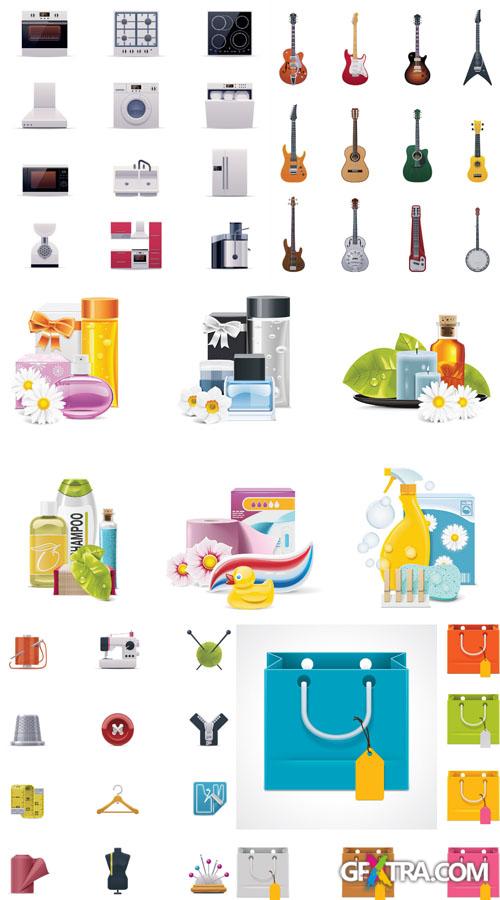 Icons & Objects for Vector Design #9