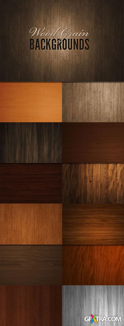 WeGraphics - Wood Grain Backgrounds