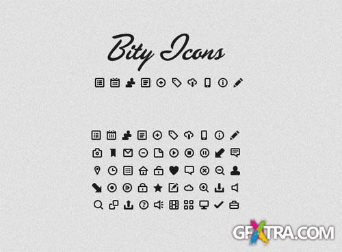 WeGraphics - 50 Bity Vector Icon Set