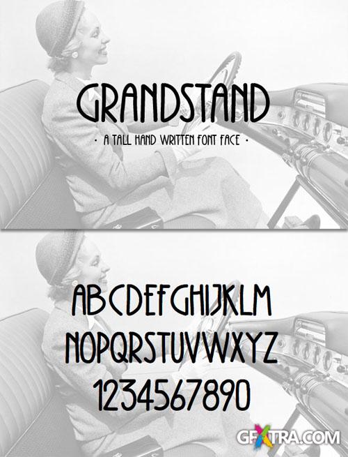 WeGraphics - Grandstand ? A Condensed Handwritten Font Face