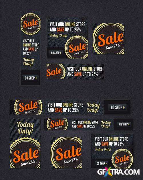 WeGraphics - Sale Ads ? Web Banner PSD Kit