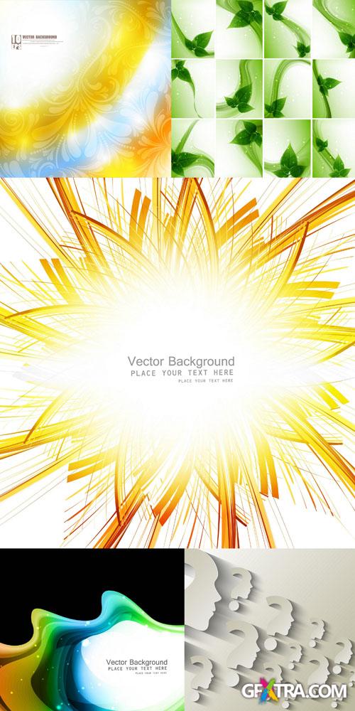 Backgrounds Vector Set #63