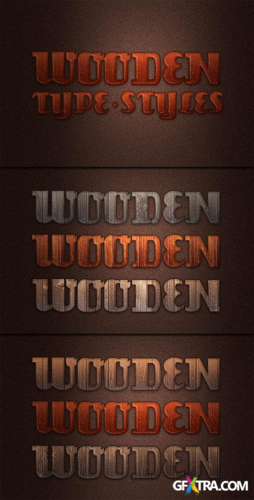 WeGraphics - Wooden Type Styles