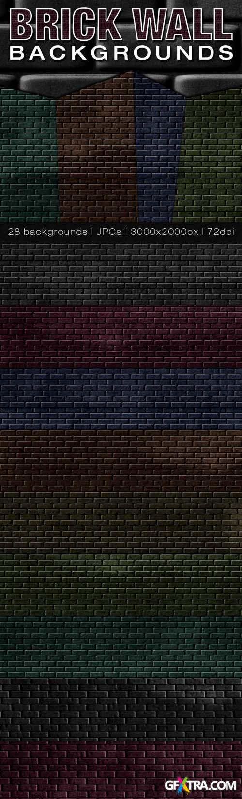 Brick Wall Backgrounds/Textures