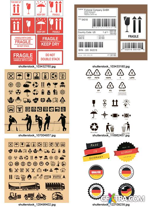 Amazing SS - Packaging Symbols, 25xEPS