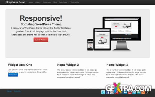 WrapBootstrap - StrapPress - WordPress Theme