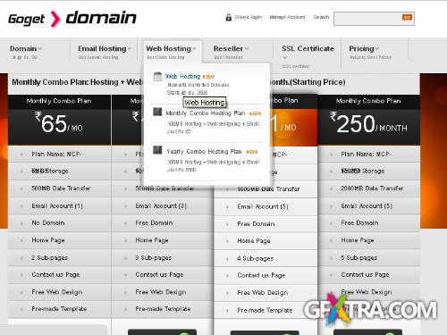 Goget Domain Hosting Template Nulled by TPB Blog