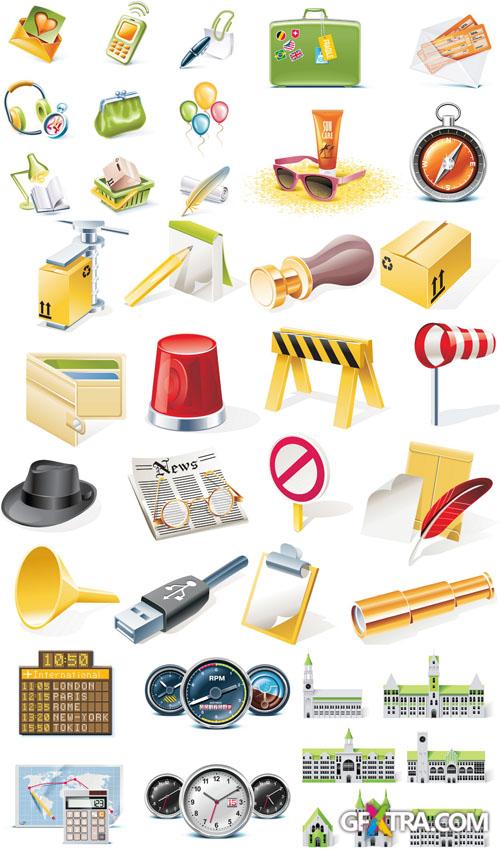 Icons & Objects for Vector Design #16