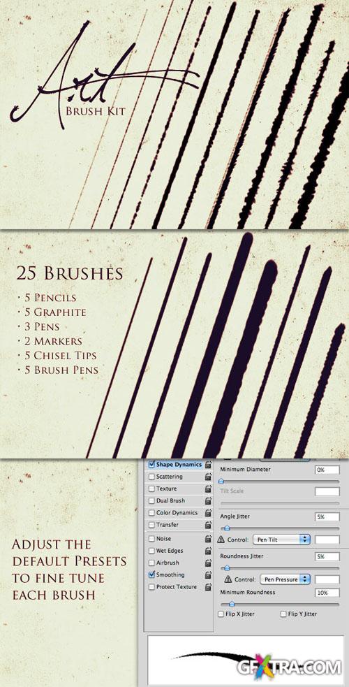 WeGraphics - Photoshop Art Brush Kit