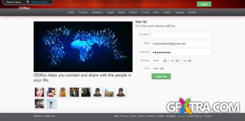 Ceofox - Moderm Theme - for phpFox 3.x