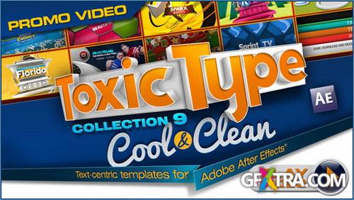 Toxic Type: Collection 9 - Cool and Clean (for After Effects)