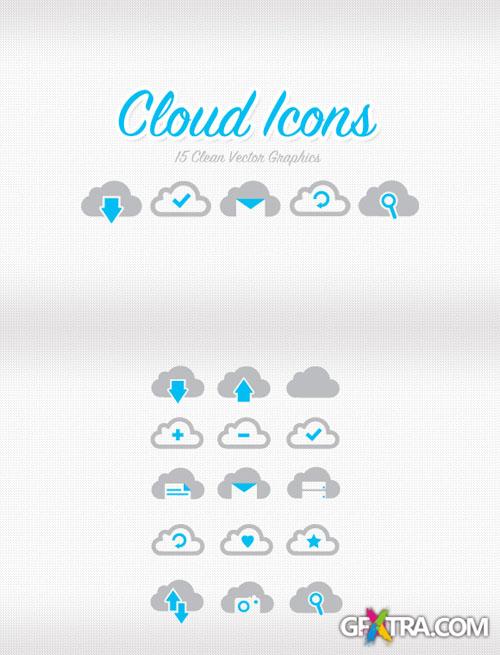 WeGraphics - Vector Cloud Icon Set