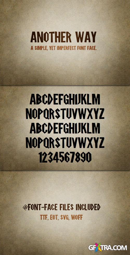 WeGraphics - Another Way Font Kit