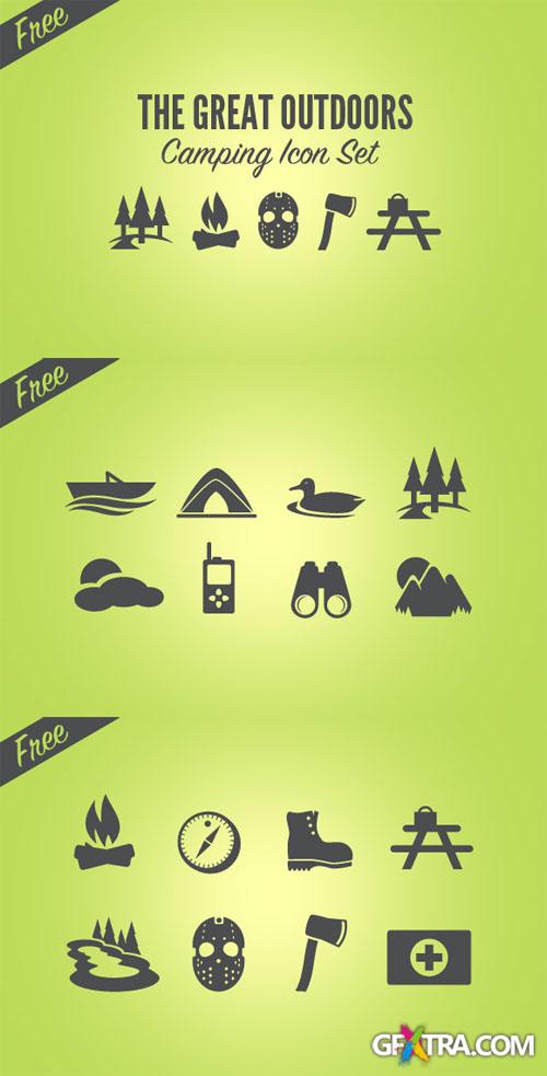 WeGraphics - Camping Icon Set