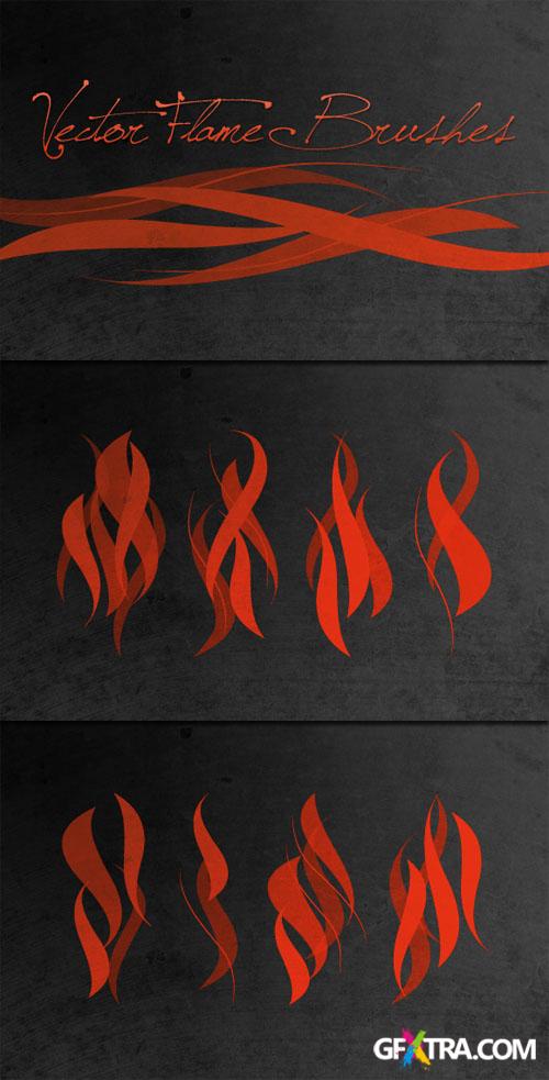 WeGraphics - Vector Flame Brushes