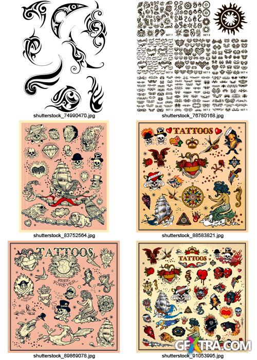 Amazing SS - Tattoo Design 2, 25xEPS