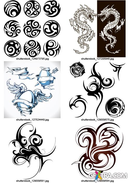 Amazing SS - Tattoo Design 2, 25xEPS