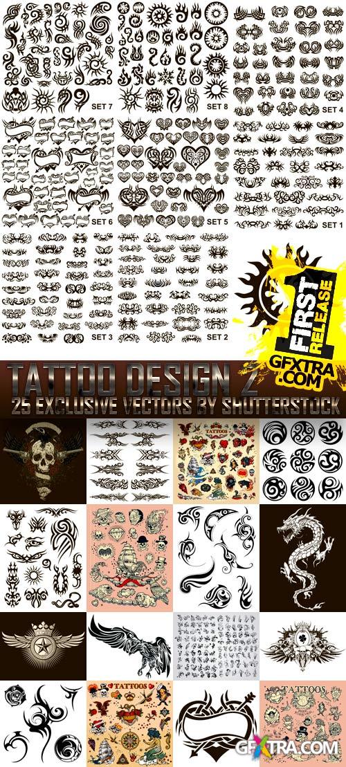 Amazing SS - Tattoo Design 2, 25xEPS