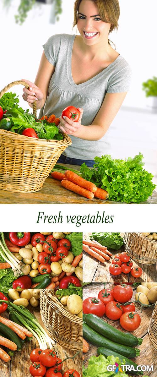 Stock Photo: Fresh vegetables, environmentally friendly product