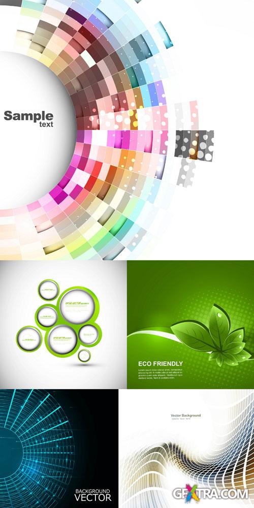 Backgrounds Vector Set #73