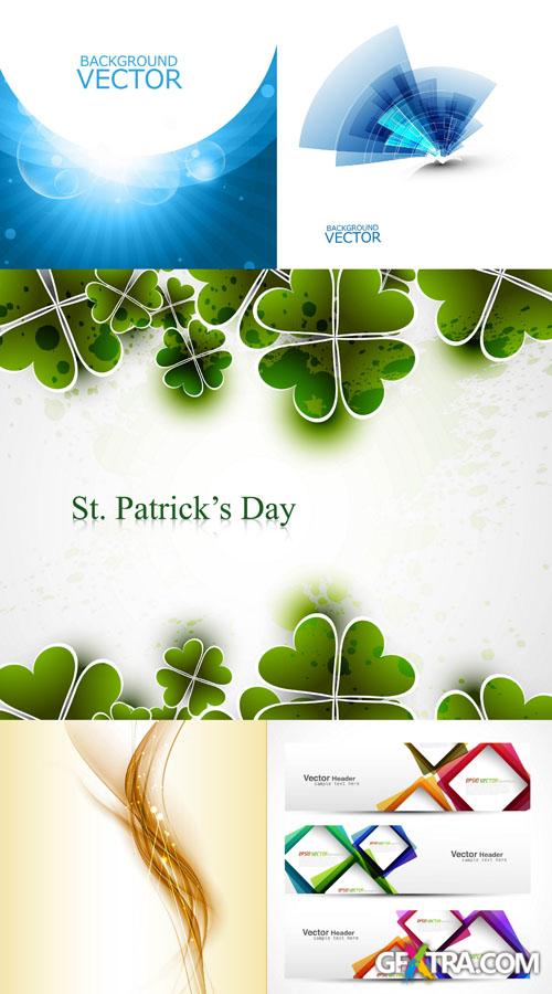 Backgrounds Vector Set #74