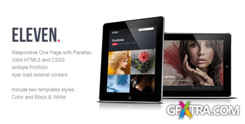 ThemeForest - Eleven - Responsive One Page Parallax Template