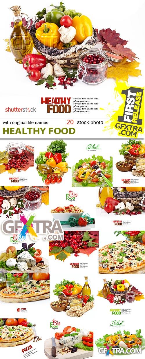 SS Healthy food 2 - 20 stock vector