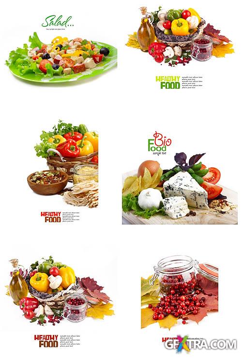 SS Healthy food 2 - 20 stock vector