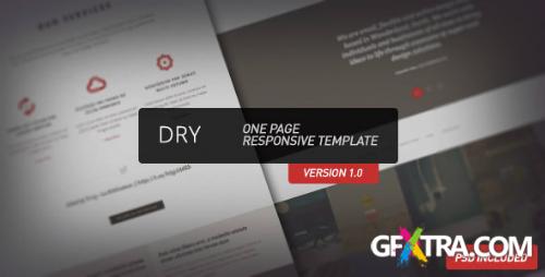 ThemeForest - Dry - One Page Responsive Template