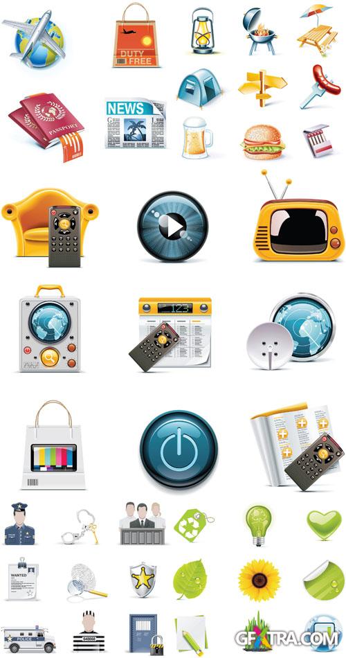 Icons & Objects for Vector Design #31