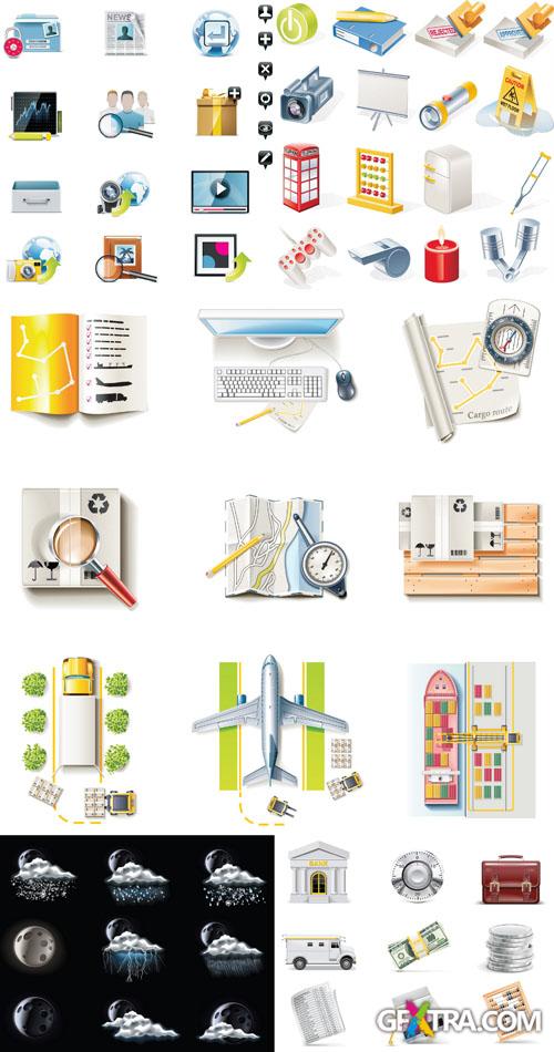 Icons & Objects for Vector Design #32