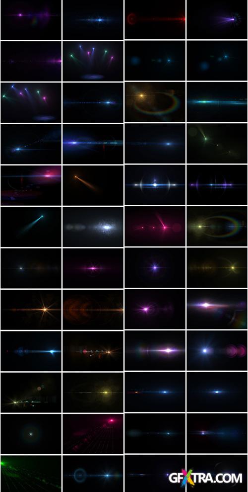 50 Transparent Media Lens Flares