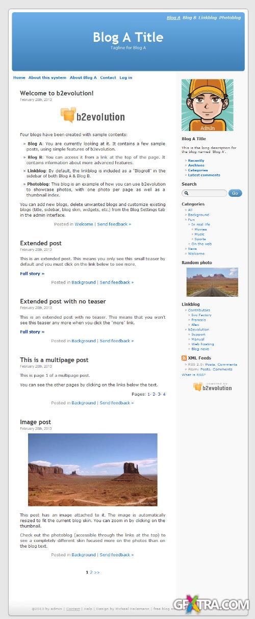 b2Evolution Blog Engine v5.0.1