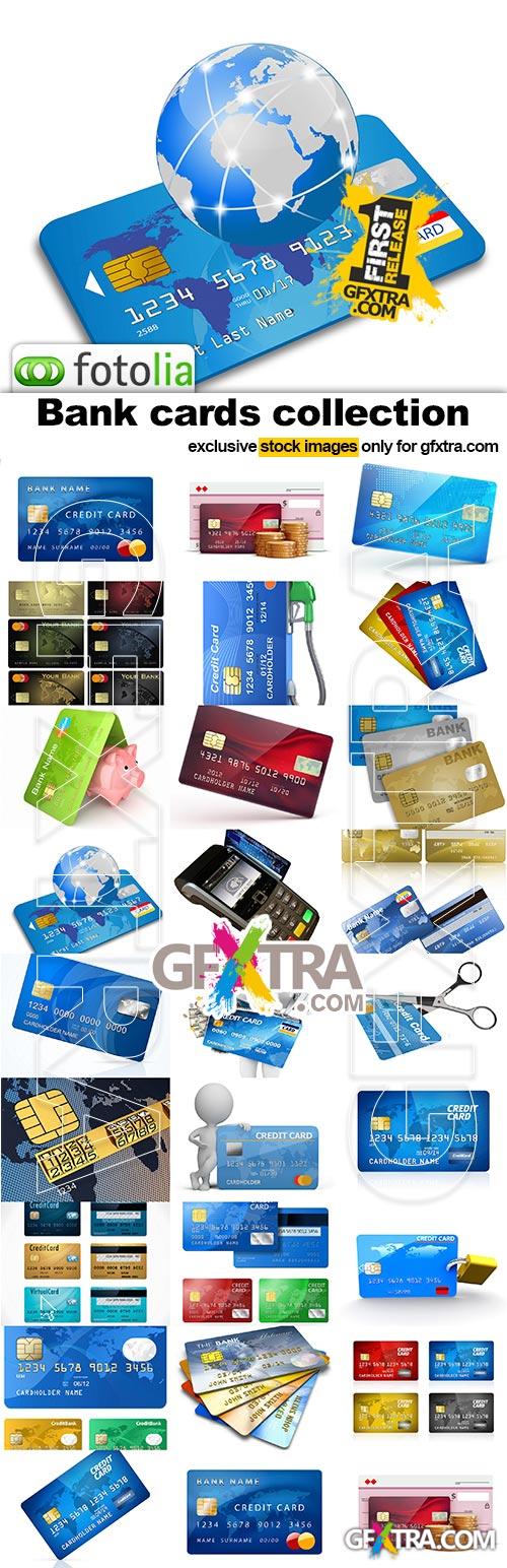 Bank cards collection - 25x JPEGs