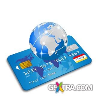 Bank cards collection - 25x JPEGs