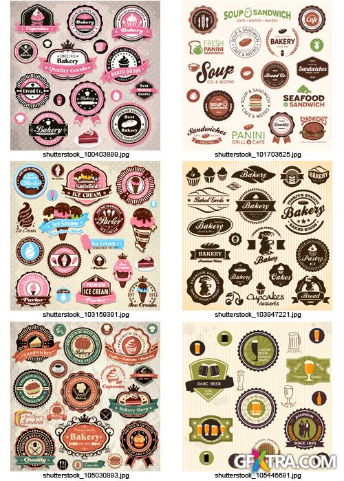 Amazing SS - Food Labels, 22xEPS