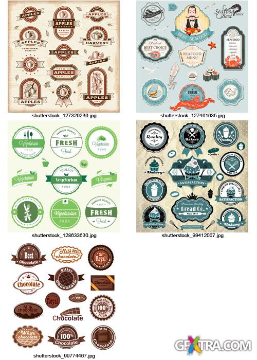 Amazing SS - Food Labels, 22xEPS