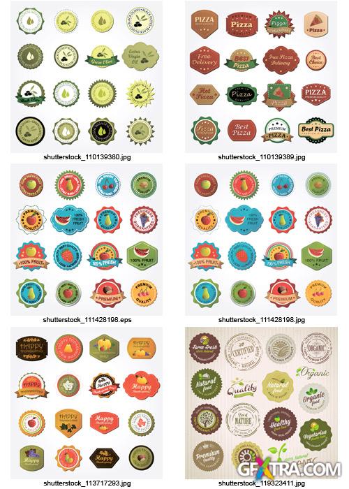 Amazing SS - Food Labels, 22xEPS