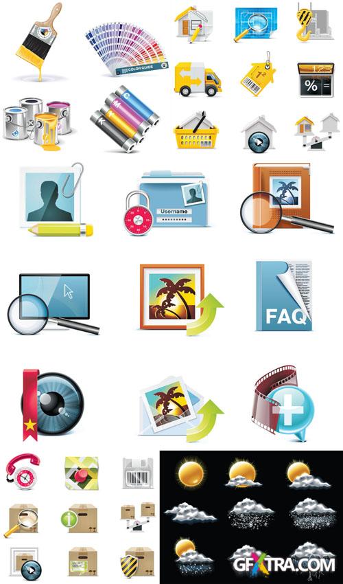 Icons & Objects for Vector Design #46