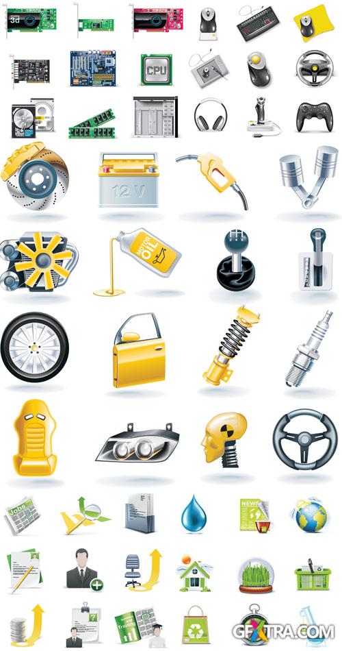 Icons & Objects for Vector Design #48