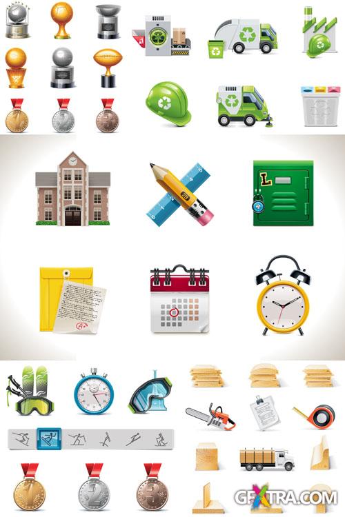 Icons & Objects for Vector Design #50