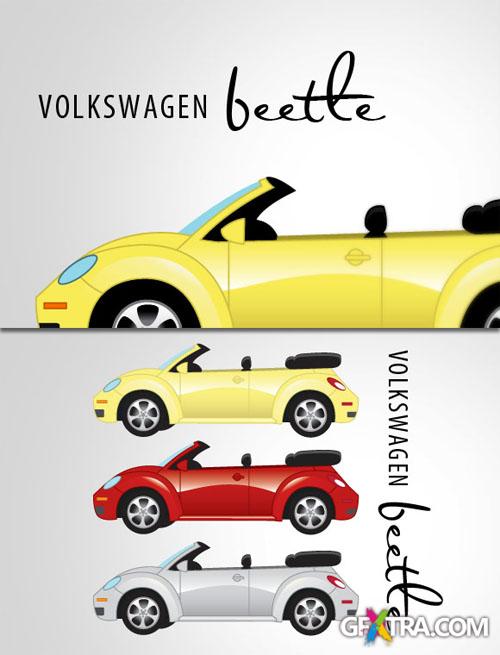 WeGraphics - Volkswagen Beetle Vector Illustration