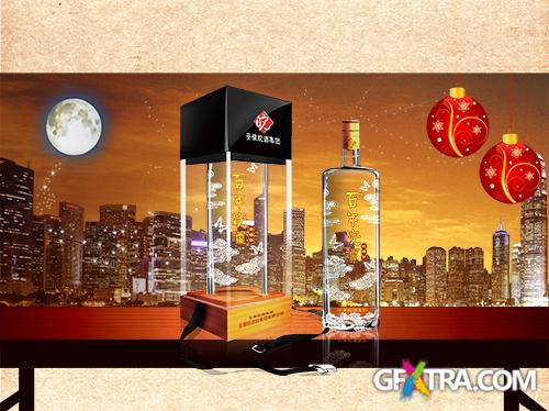 PSD Source - Advertising Elite Alcoholic Beverages