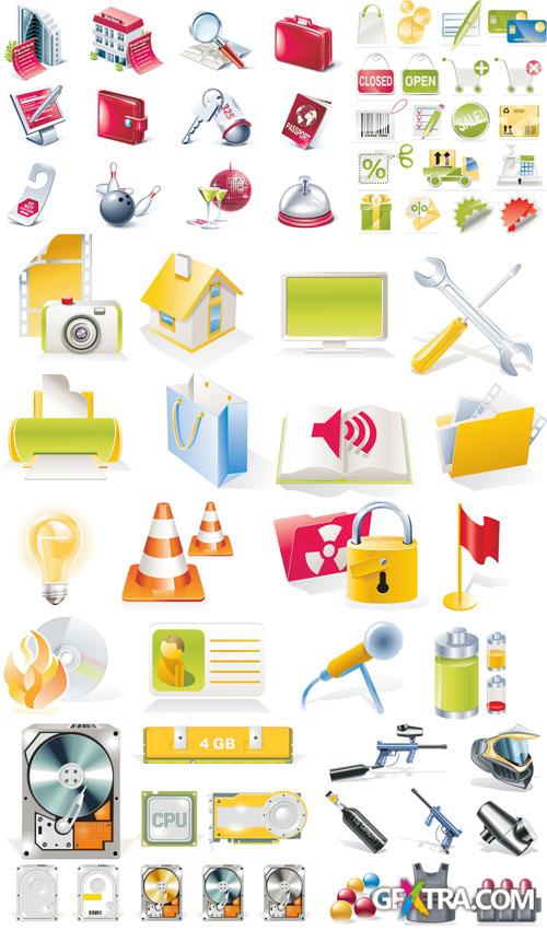 Icons & Objects for Vector Design #52