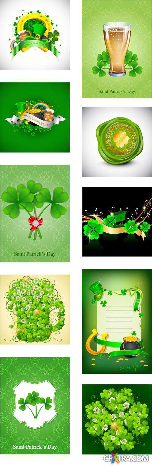 St.Patrick's Day background, 20xEPS