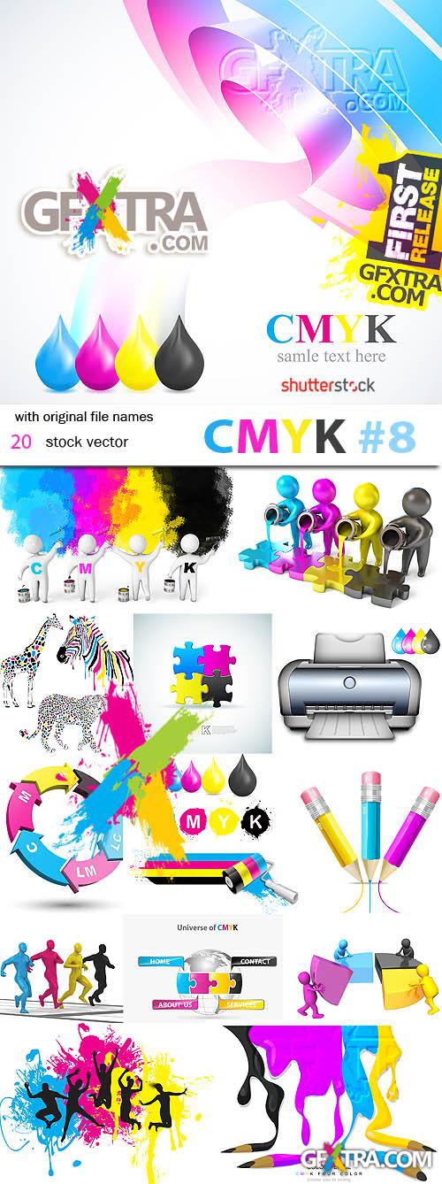 SS CMYK ojects #8 , 20xEPS