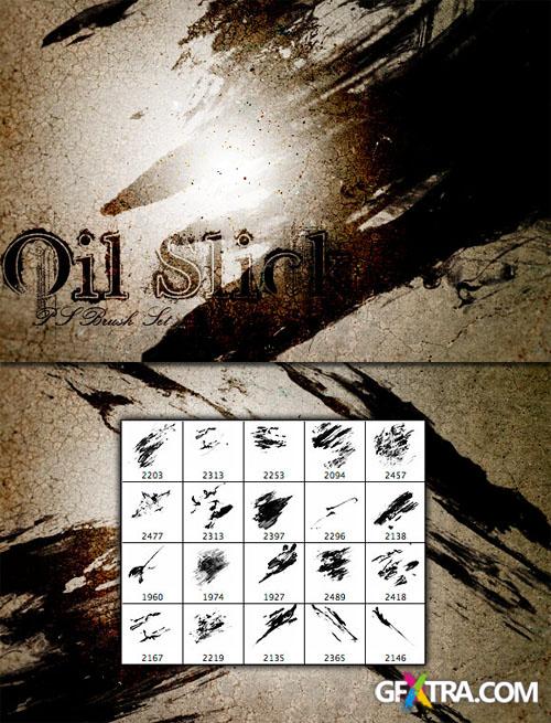 WeGraphics - Oil Slick Brush Set